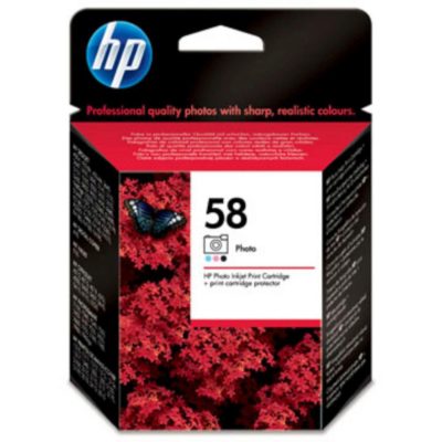 hp 58 Ink Cartridge, Photo (Black, Light Cyan, Light, Magenta) Single Pack, C6658AE hp 58 Ink Cartridge, Photo (Black, Light Cyan, Light, Magenta) Single Pack, C6658AE